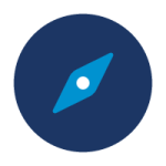 search intent navigational compass icon