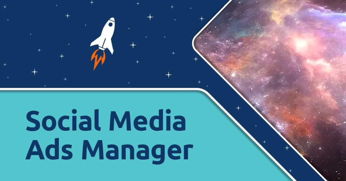 social media ads manager product image